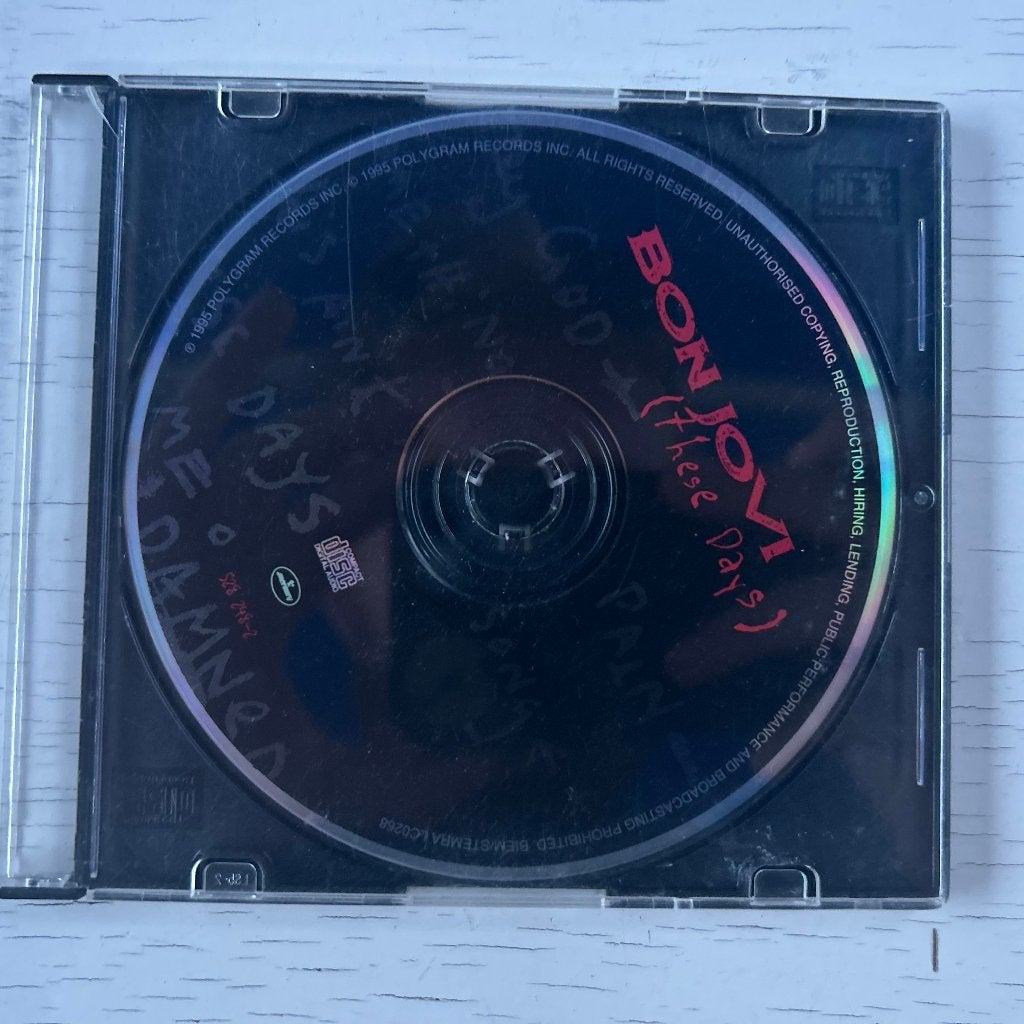 These Days | Bon Jovi | 1995 | CD, Gebruikt, Ophalen of Verzenden, Poprock, Inclusief doosje