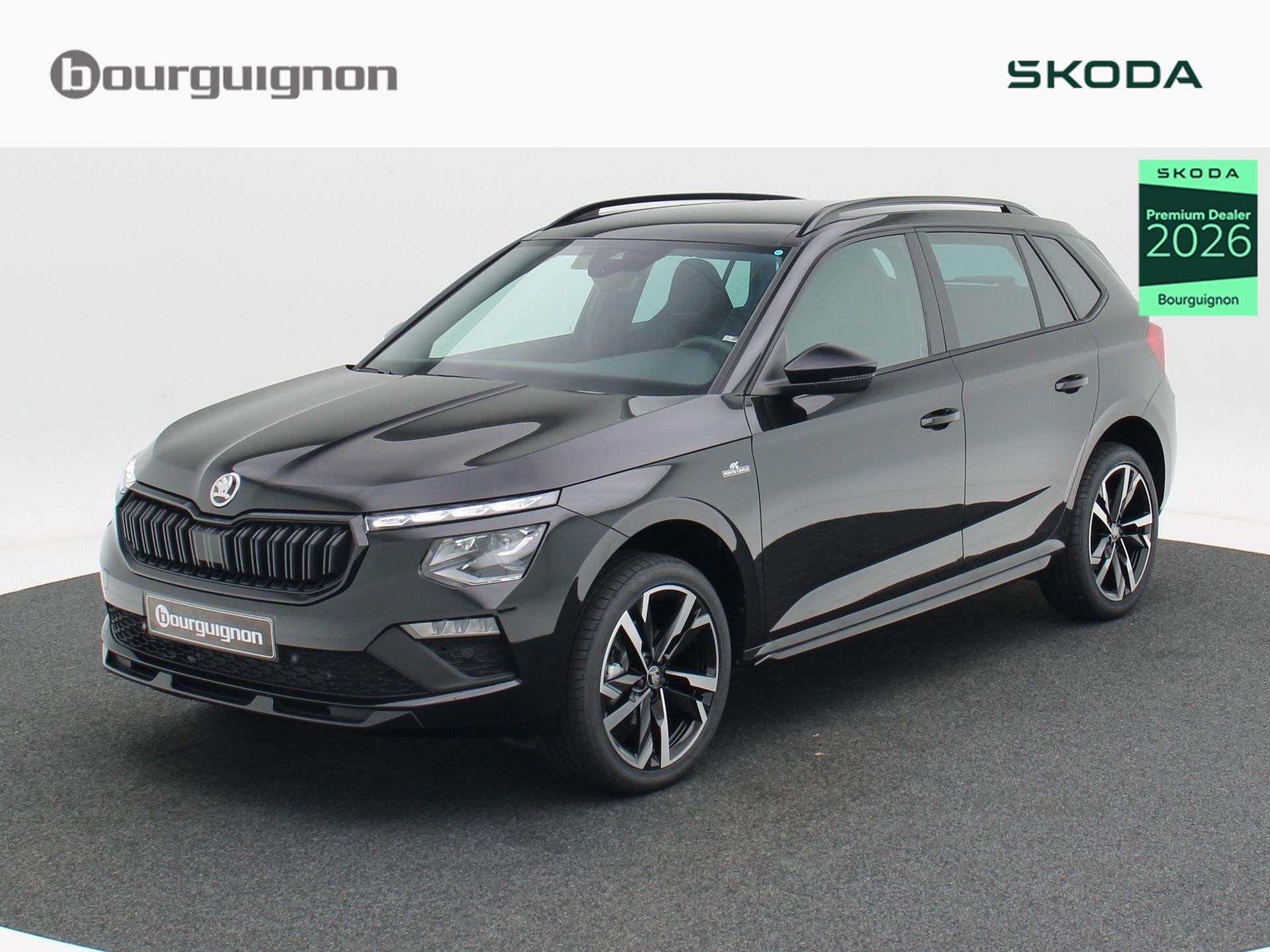 Skoda Kamiq Monte Carlo 1.0 TSI 115 PK | Panoramadak | Stoel, Auto's, Voorwielaandrijving, Euro 6, Zwart, Origineel Nederlands