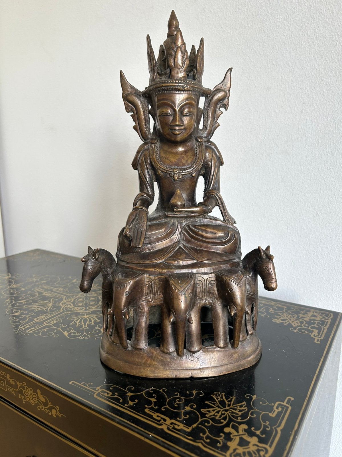 Medicijn Boeddha in Shan stijl (Birma), Ophalen of Verzenden, Zo goed als nieuw