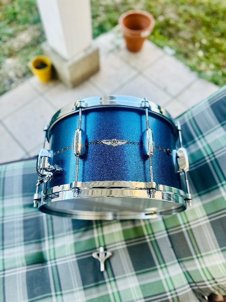 Tama star bubinga 14x8 satin blue metallic, Ophalen of Verzenden, Zo goed als nieuw, Tama