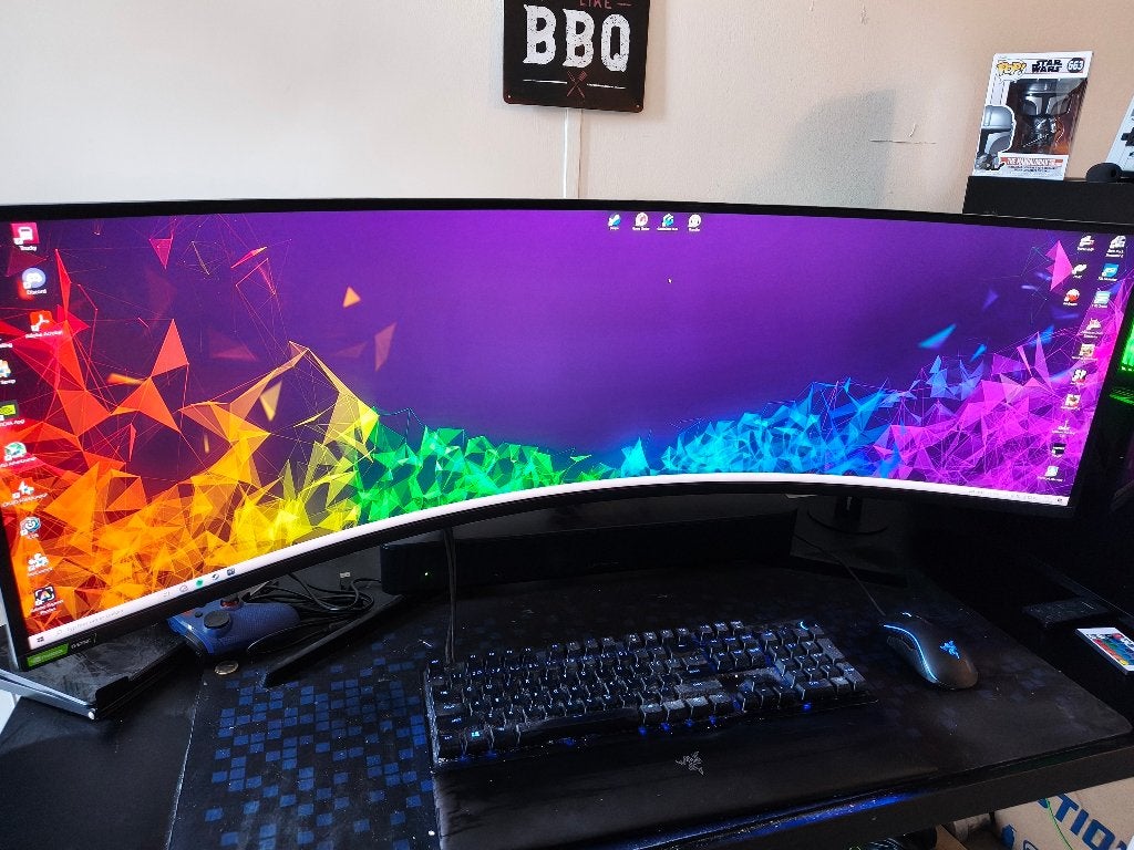 Te koop: Samsung G9 Odyssee Original 240hz, Computers en Software, Gebruikt, Curved, Quad HD (2K), 201 Hz of meer