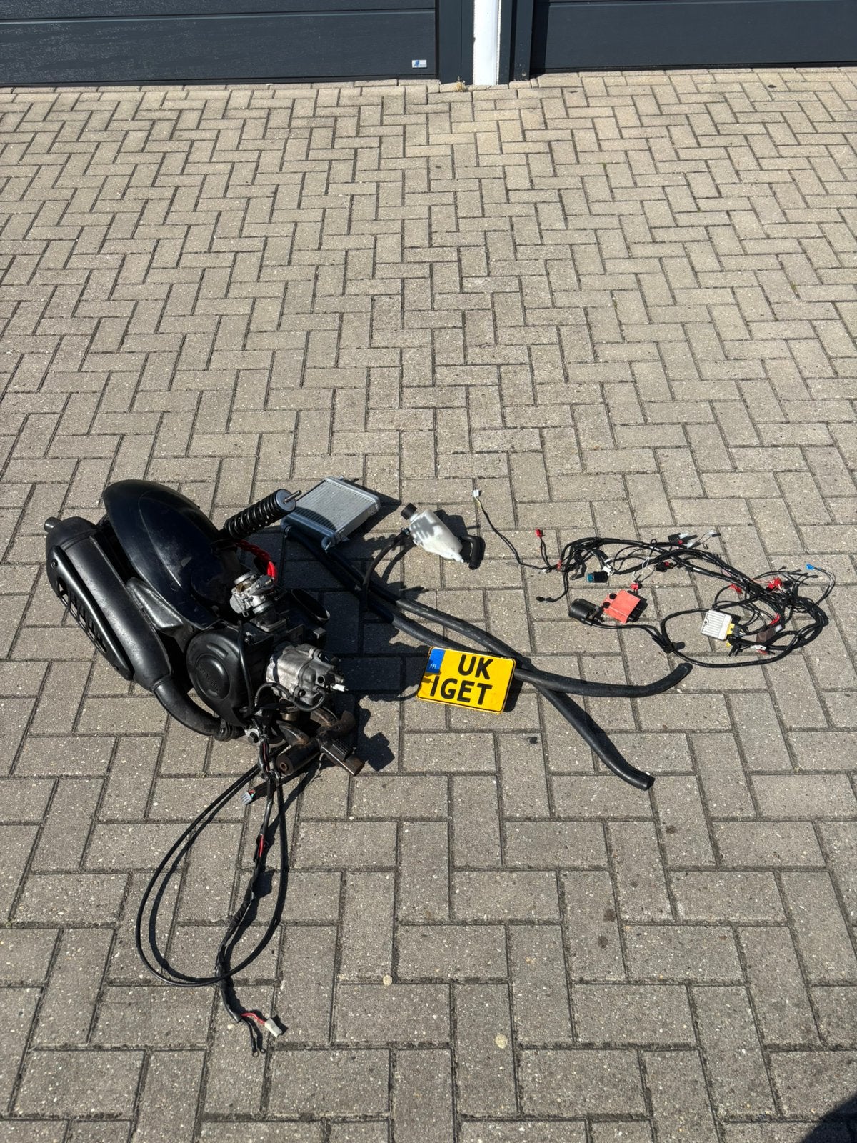 Piaggio Hexagon 172cc lc blok plug and play met papieren, Ophalen, Zo goed als nieuw, Blok, Piaggio
