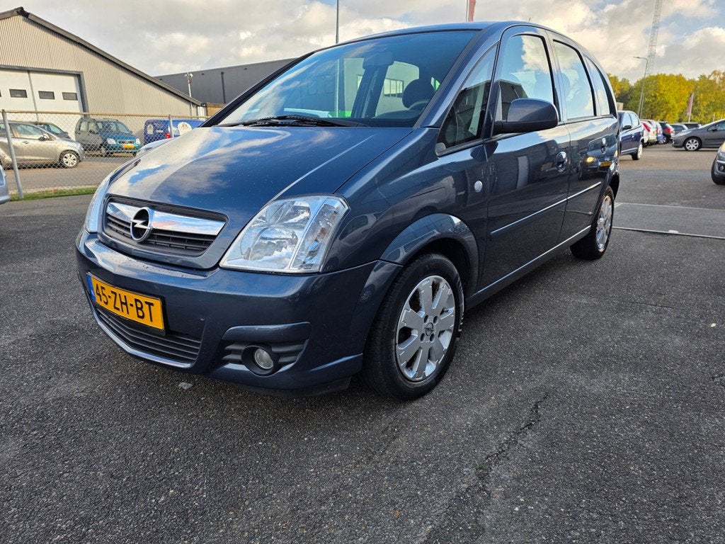 Opel Meriva 1.6-16V Temptation, Auto's, Opel, Voorwielaandrijving, Gebruikt, Zwart, 4 cilinders