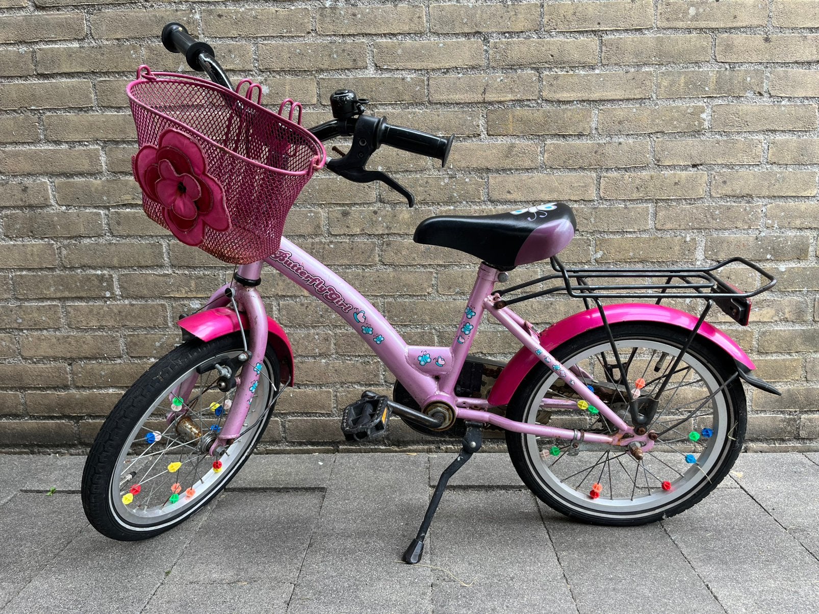 Kinderfiets 16inch, Ophalen, Terugtraprem, Gebruikt, Handrem