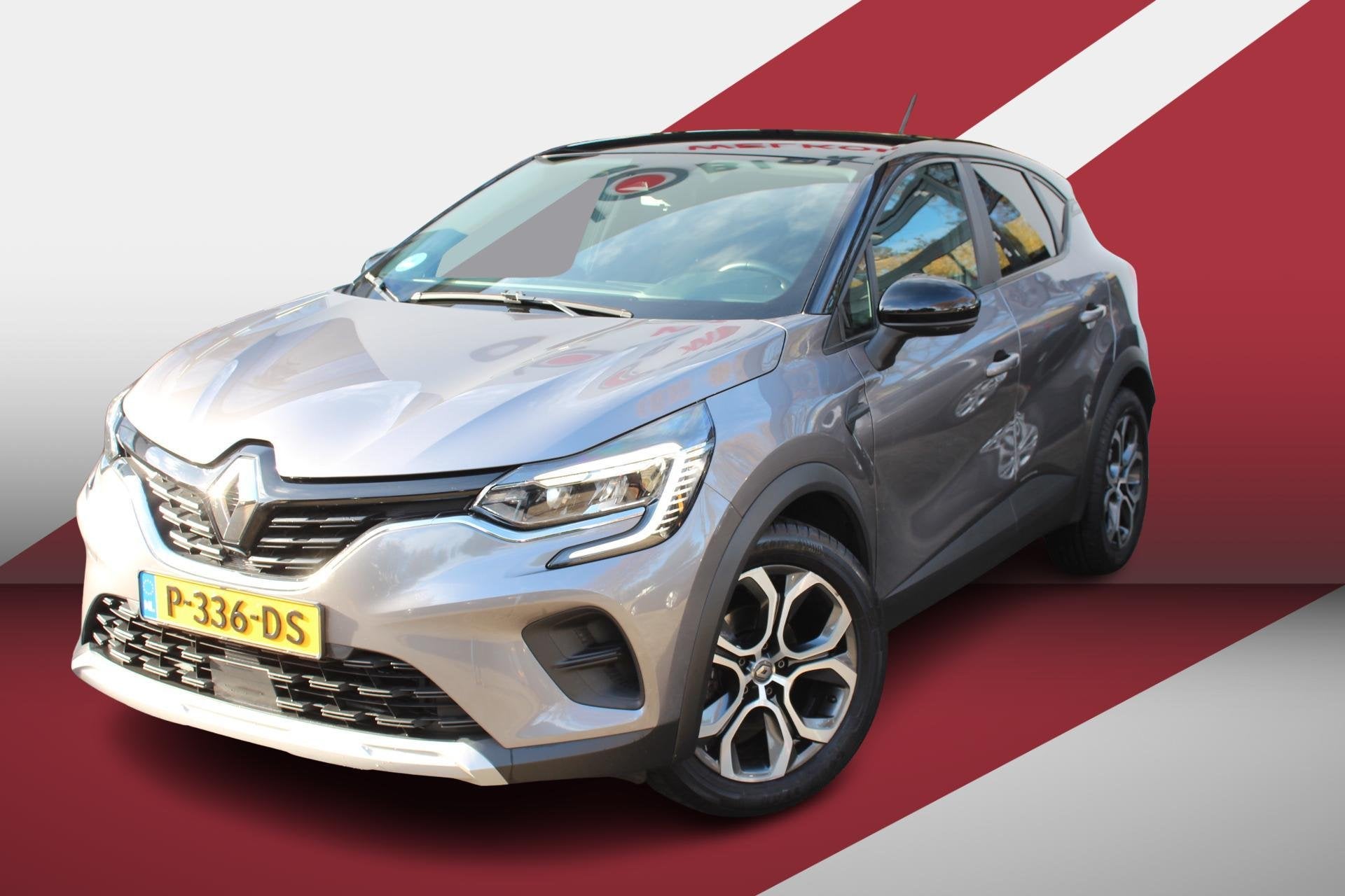 Renault Captur 1.0 TCe 100 Bi-Fuel Zen BENZINE en LPG!, Auto's, Dealer onderhouden, Gebruikt, Handgeschakeld, Grijs
