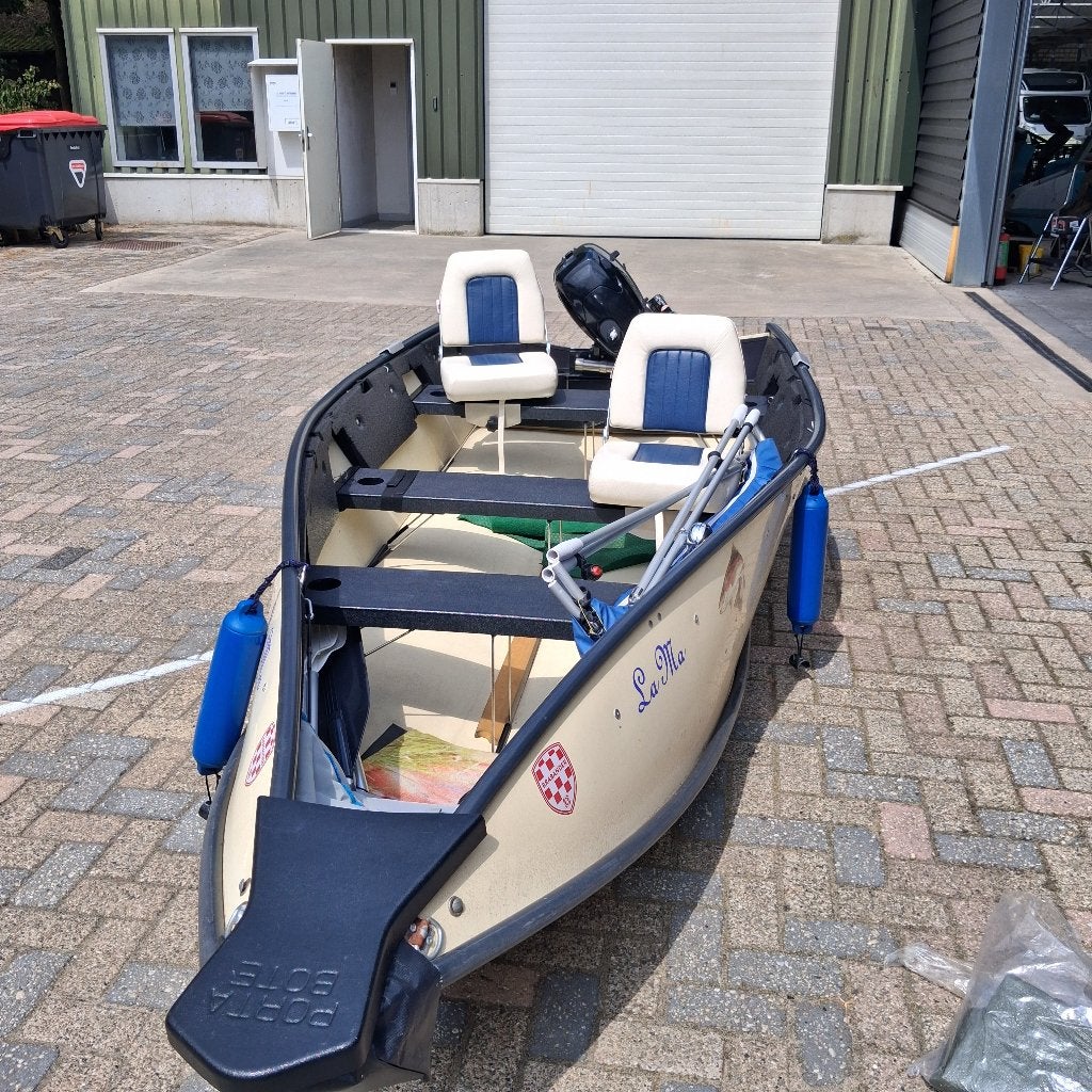 Porta opvouwboot met 5pk moter, Ophalen, Zo goed als nieuw