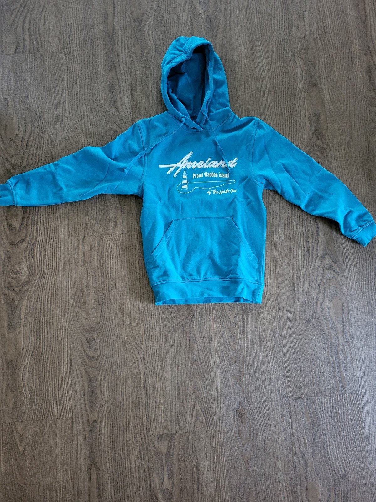 Blauwe Ameland hoodie - Maat XS - Zo goed als nieuw, Kleding | Dames, Uneek, Blauw, Ophalen of Verzenden, Zo goed als nieuw