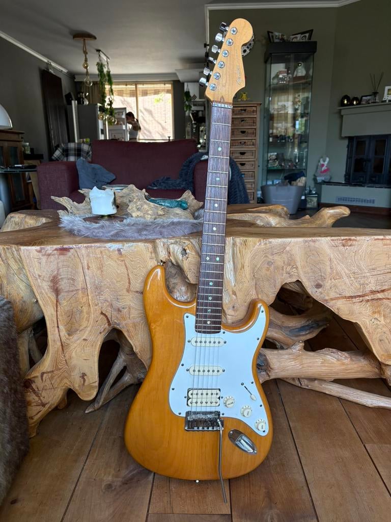 Roadworn 2005 Fender Stratocaster American Deluxe HSS, Ophalen of Verzenden, Gebruikt, Solid body, Fender