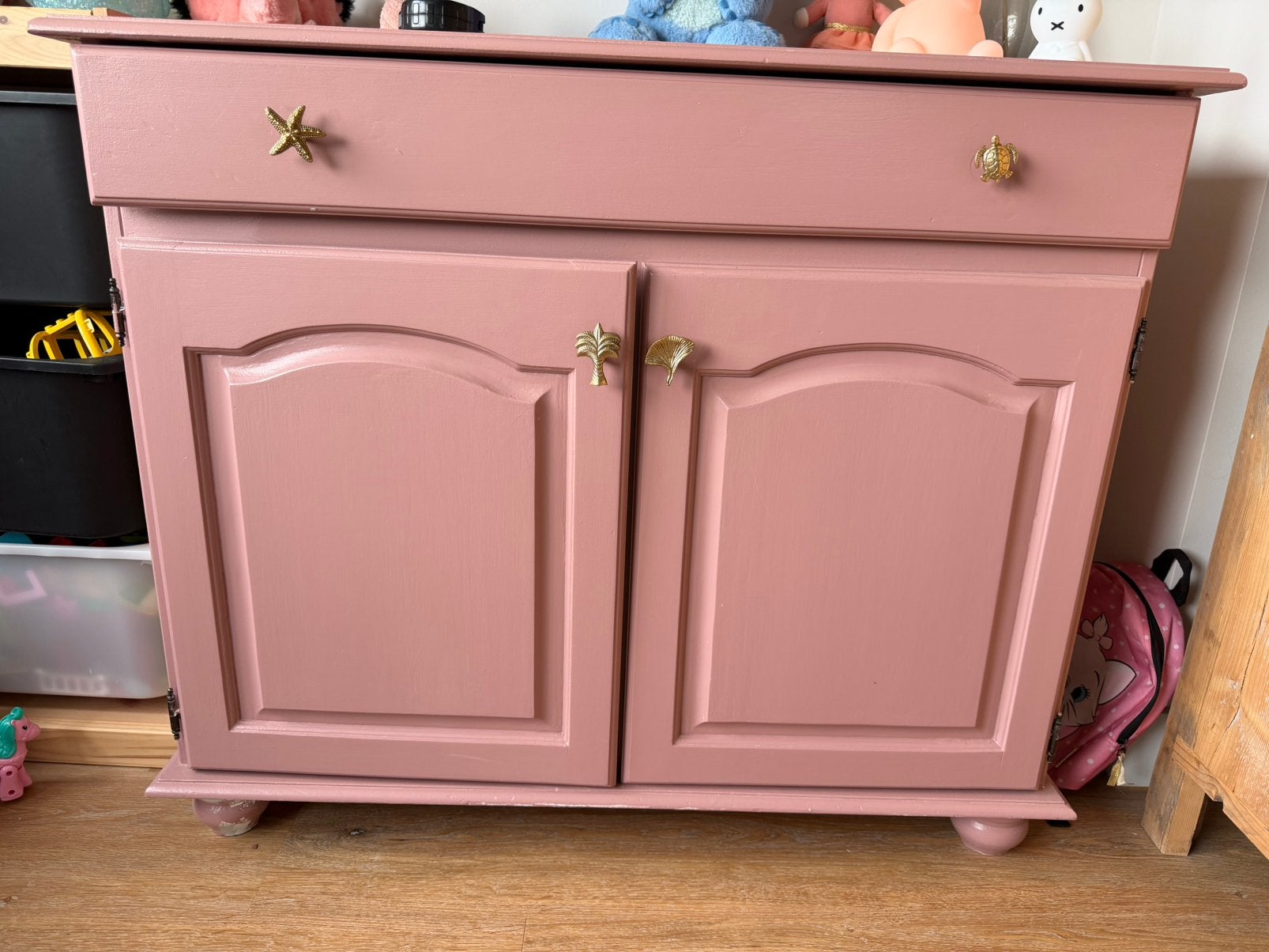 Brocante Commode (prijs exclusief greepjes), Kinderen en Baby's, Kinderkamer | Commodes en Kasten, Ophalen, 50 tot 70 cm, 90 tot 105 cm