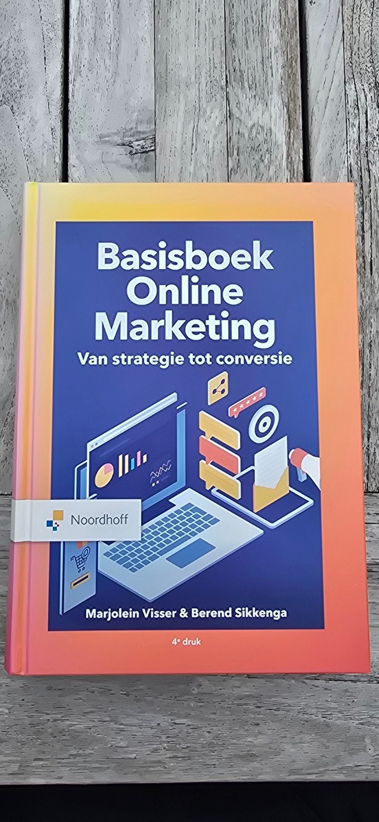 Basisboek Online marketing, Ophalen of Verzenden, Zo goed als nieuw, E-commerce en Internet, Marjolein Visser & Berend Sikkenga