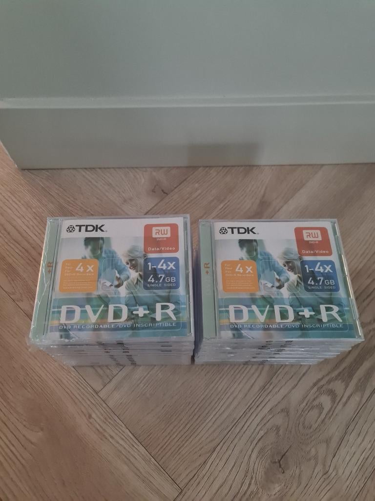 TDK DVD+R 4.7GB 1-4x Data/Video (25 stuks), Ophalen of Verzenden, Nieuw, Dvd, TDK