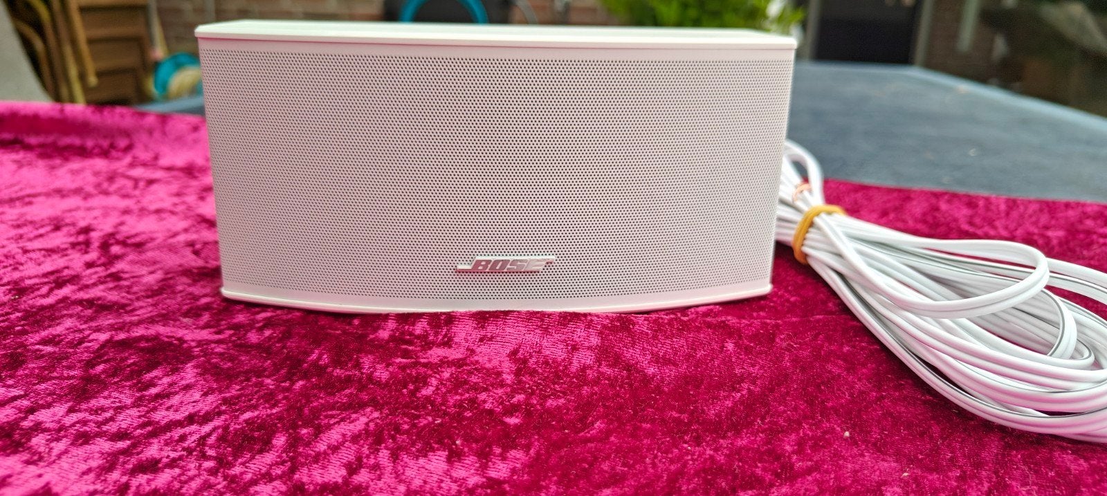 Bose Jewel center luidspreker Wit met kabel 6m, Overige merken, 70 watt of meer, Ophalen of Verzenden, Zo goed als nieuw