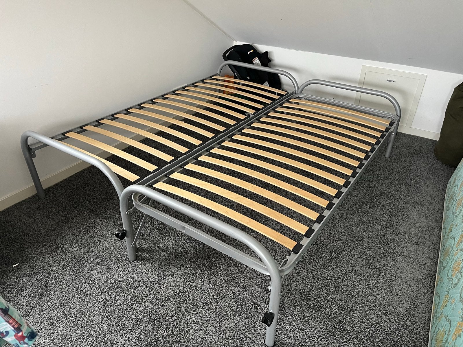 Uitklapbaar/uitschuifbaar eenpersoonsbedden met lattenbodem, Ophalen, 90 cm, Tweepersoons, 200 cm
