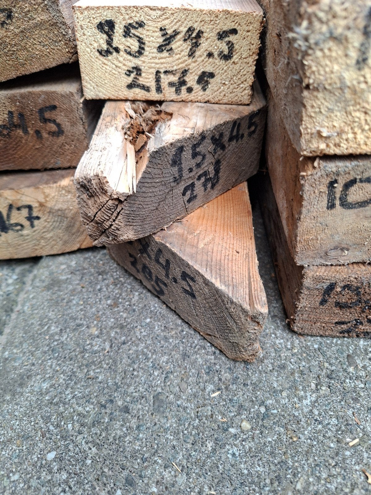 3 st. SLS balk 95x45mm vuren, Ophalen, Nieuw, 250 cm of meer, Balken