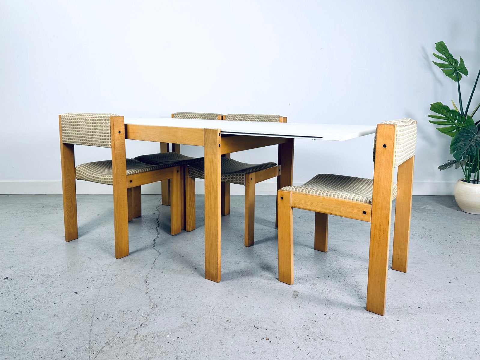 Pastoe eetkamerset vintage design jaren 50/60/70, Ophalen, Gebruikt, Dutch design, 4 tot 6 stoelen