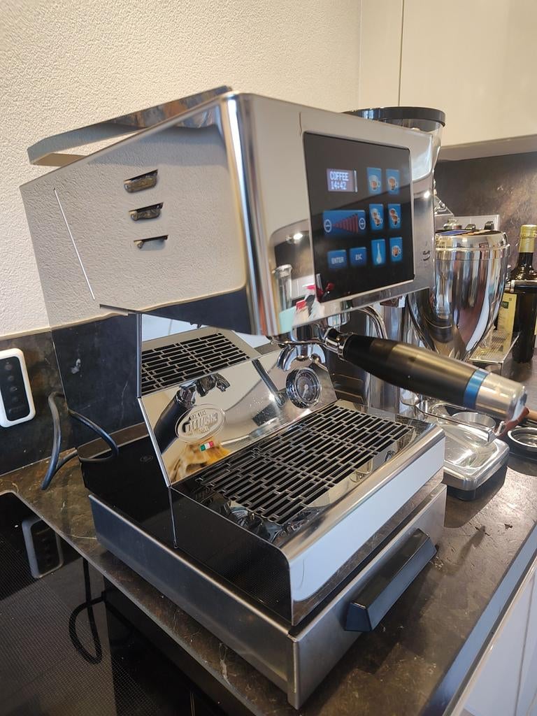 quick mill evolution 70 3230 met pid, 10 kopjes of meer, Ophalen, Zo goed als nieuw, Espresso apparaat