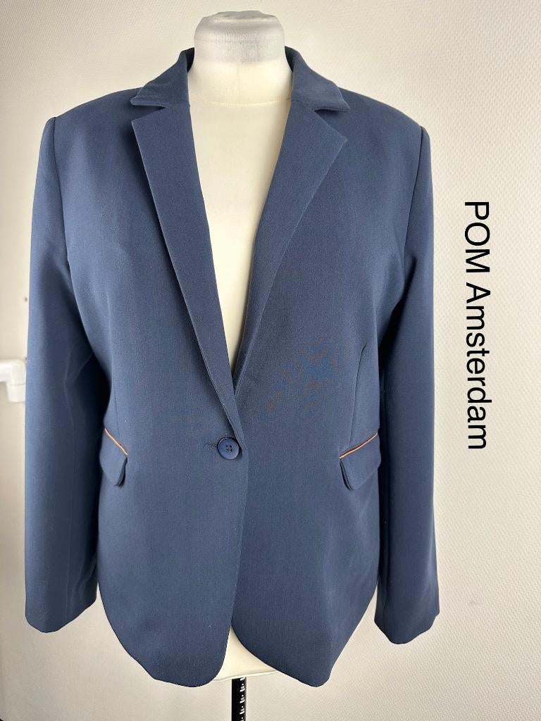 POM Amsterdam Blazer  (mt: 44) 21,4/9813, Kleding | Dames, POM Amsterdam, Blauw, POM Amsterdam, Maat 42/44 (L)