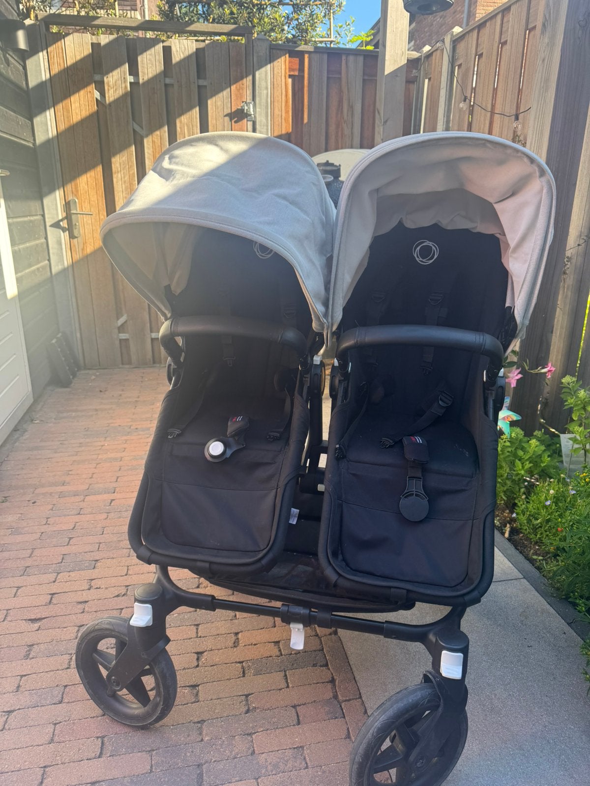 Bugaboo Donkey 5 Twin – Complete set, Kinderen en Baby's, Kinderwagens en Combinaties, Ophalen, Gebruikt, Bugaboo, Duowagen