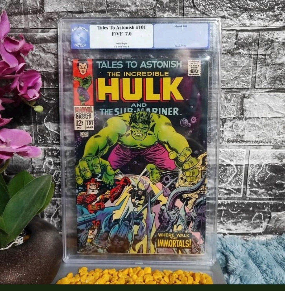 Marvel Tales to Astonish #101 CGC 7.0 F/VF, Amerika, Stan Lee, Ophalen of Verzenden, Gelezen