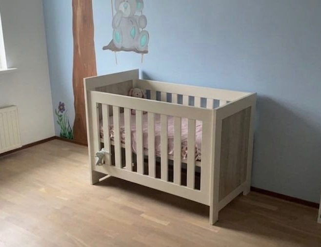 Meegroeibed Interbaby Parma, Ophalen, Gebruikt, 70 tot 85 cm, Matras