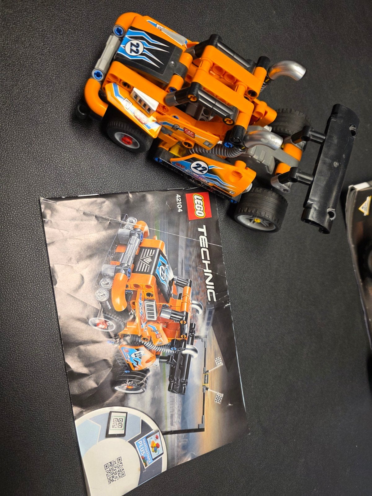 LEGO Technic 42104 Race Truck - Compleet met boekje, Gebruikt, Lego, Compleet, Ophalen of Verzenden