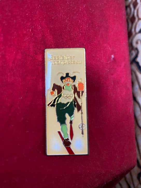 “SEEFELDER HOCHPLATEAU” SKI TROFEE GEËMAILLEERDE PIN., Verzamelen, Speldjes, Pins en Buttons, Ophalen of Verzenden, Zo goed als nieuw