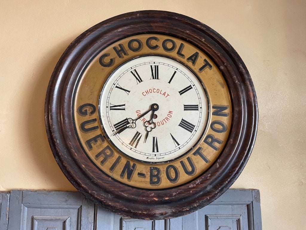 Klok Reclame Guerin Boutron Chocolat Café klok jaren 30, Ophalen of Verzenden