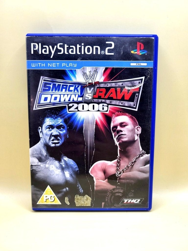 WWE SmackDown Vs Raw 2006 - PlayStation 2 - PS2, Vechten, Sony support, Eén computer, Ophalen of Verzenden