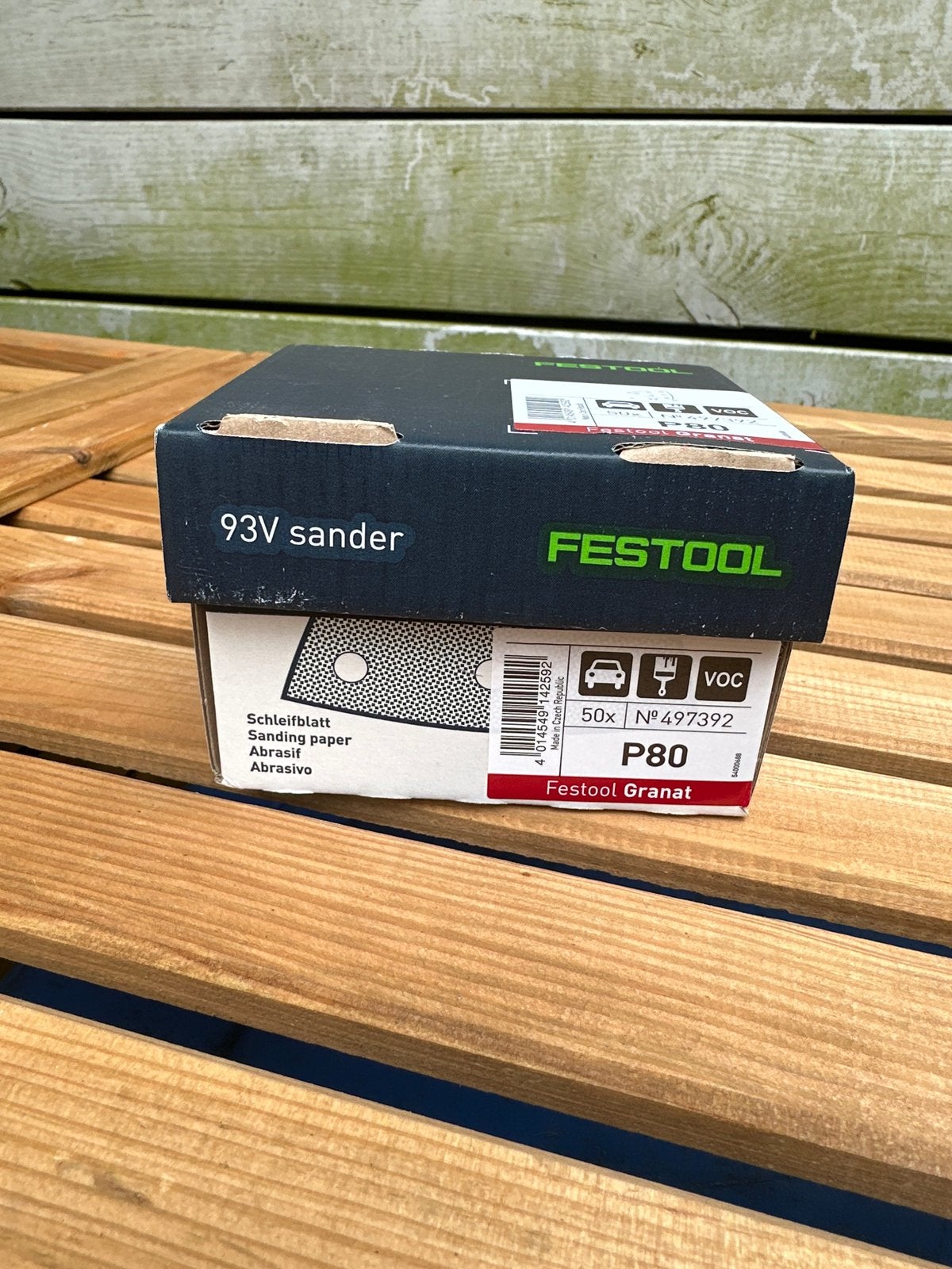 Festool 497392 Granat P80 Schuurpapier 93V 25x, Ophalen of Verzenden, Nieuw, Minder dan 600 watt, Overige typen