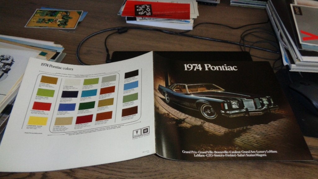 ZELDZAME USA Prestige  Folder PONTIAC    1974, Verzenden, Nieuw, Overige merken