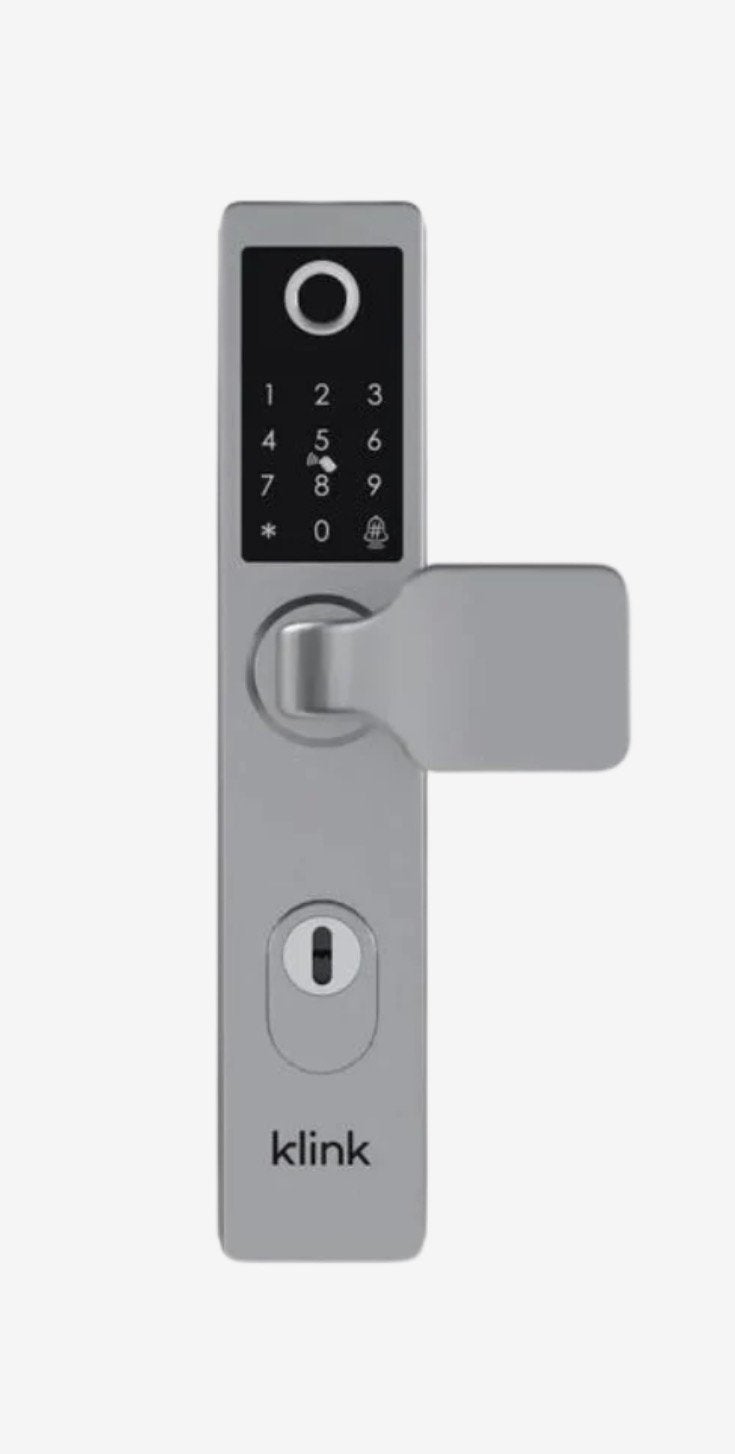 Deurvergrendeling smart one klink, Ophalen, Zo goed als nieuw, Rvs, Klink of Kruk