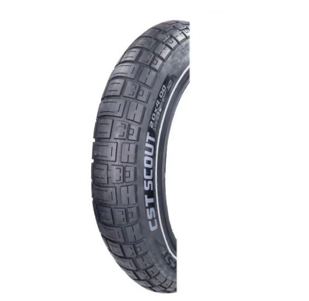 CST Scout Fatbike Buitenband 20x4.0 met Reflectie Zwart, Fietsen en Brommers, Ophalen, Band, Zo goed als nieuw, Fatbike
