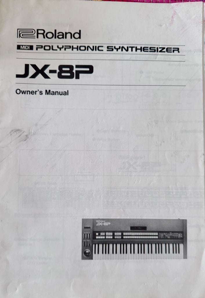 Handleidingen / user manuals, Muziek en Instrumenten, Synthesizers, Zo goed als nieuw, Overige aantallen, Overige merken, Ophalen of Verzenden