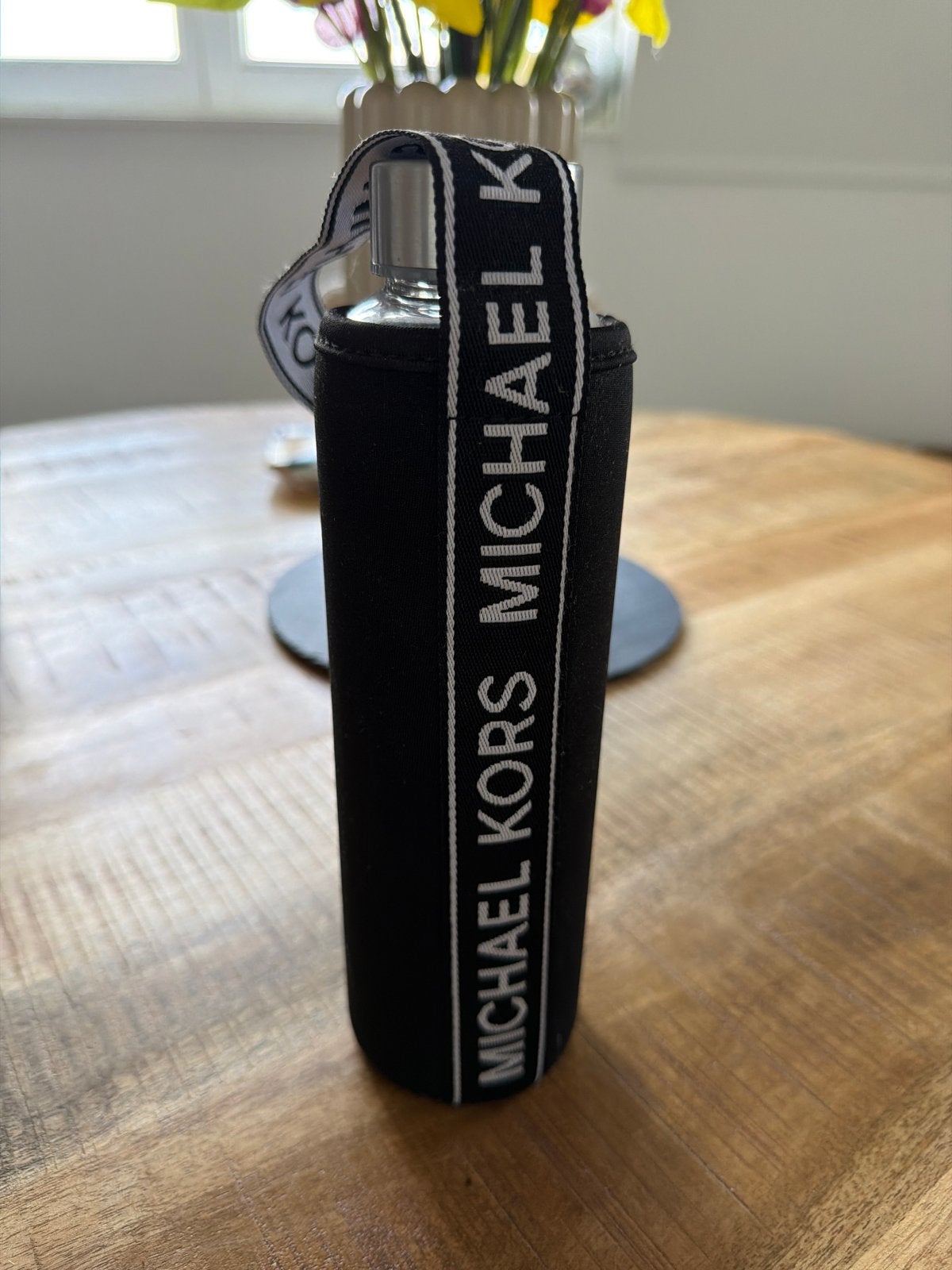 Michael Kors glazen drinkfles met houder, Ophalen, Nieuw