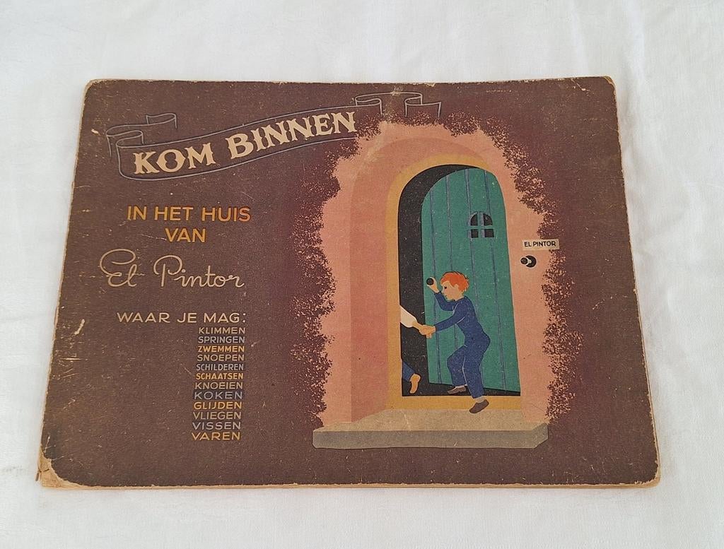 El Pintor - prentenboek uit WOII, Ophalen of Verzenden, Gelezen, El Pintor, Fictie algemeen