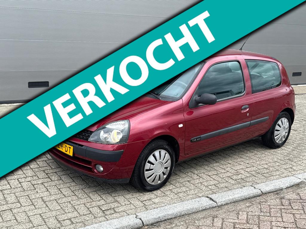 Renault Clio 1.4-16V Privilège | Automaat | goedonderhouden, Auto's, Renault, Emergency brake assist, 1390 cc, Velours, 985 kg