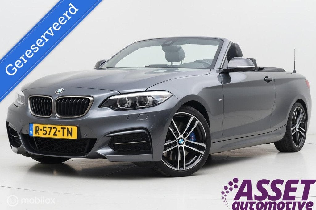 BMW M240i aut Cabrio High Executive M-Sport 443 pk | Keyless, Auto's, Automatische klimaatregeling, Achterwielaandrijving, Gebruikt