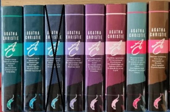 Agatha Christie vijfling, Ophalen of Verzenden, Gelezen, Agatha Christie