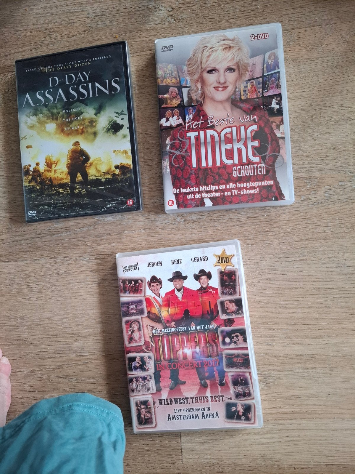 Diverse DVD's: D-Day Assassins, Tineke Schouten, Toppers, Vanaf 16 jaar, Ophalen of Verzenden, Gebruikt, Inclusief doosje