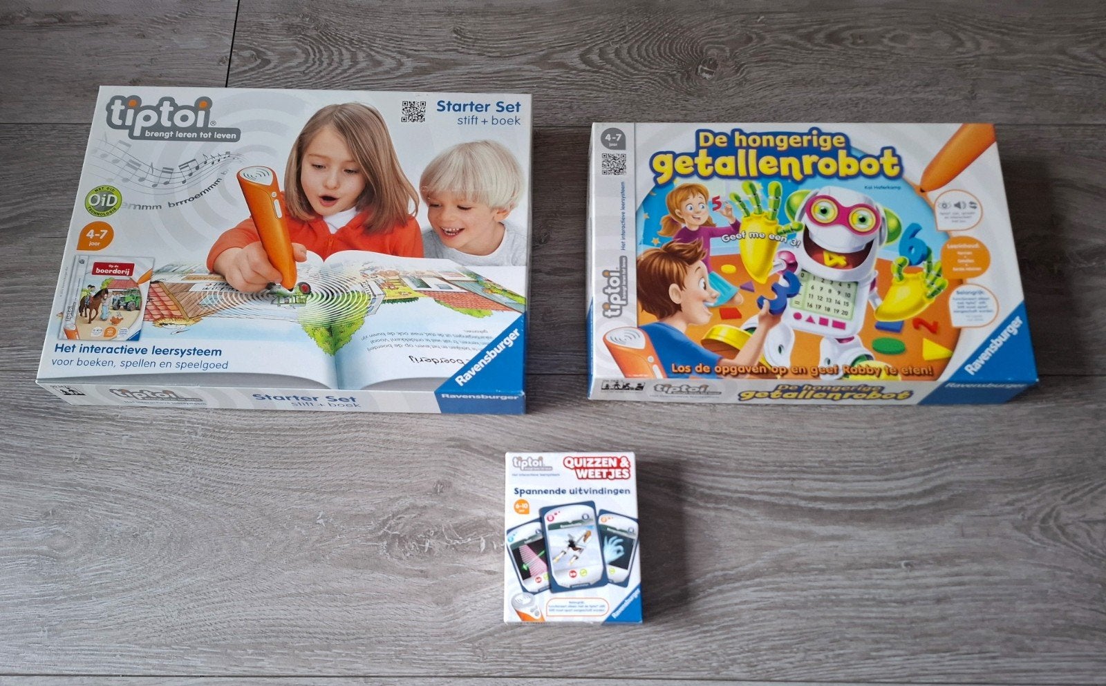 tiptoi spellen 3x en pen, Ophalen of Verzenden, Nieuw