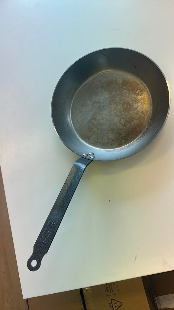 De Buyer Carbon koekenpan 30cm, Ophalen of Verzenden, Zo goed als nieuw, Overige materialen