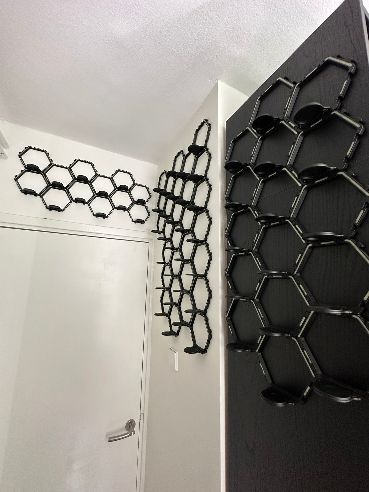 Hexagon Display Wandrek – 63 Vakken voor Funko Pops, Ophalen of Verzenden, Zo goed als nieuw