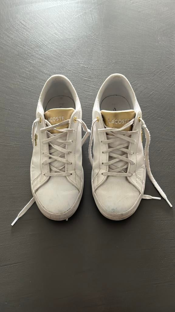 Lacoste dames sneakers, Ophalen, Zo goed als nieuw, Wit, Sneakers of Gympen