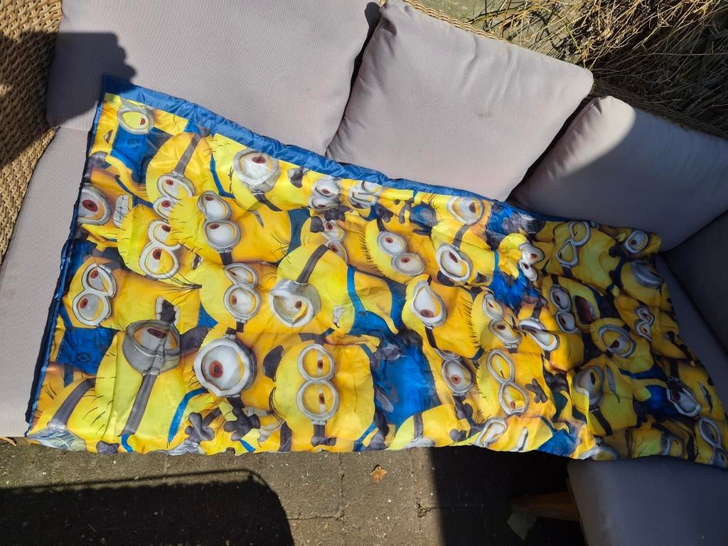 Minions Kinder Slaapzak - Ideaal voor Logeerpartijtjes, Ophalen of Verzenden, Zo goed als nieuw