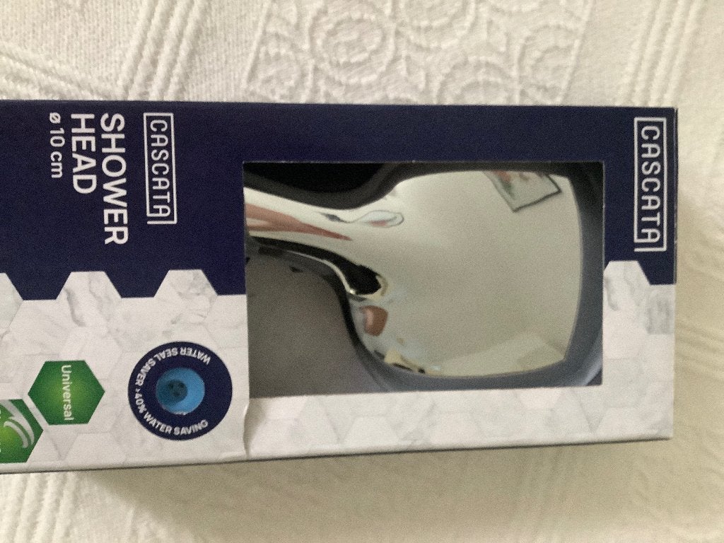 Nieuw Cascata 5 standen Douchekop chroom 10cm, Ophalen of Verzenden, Nieuw