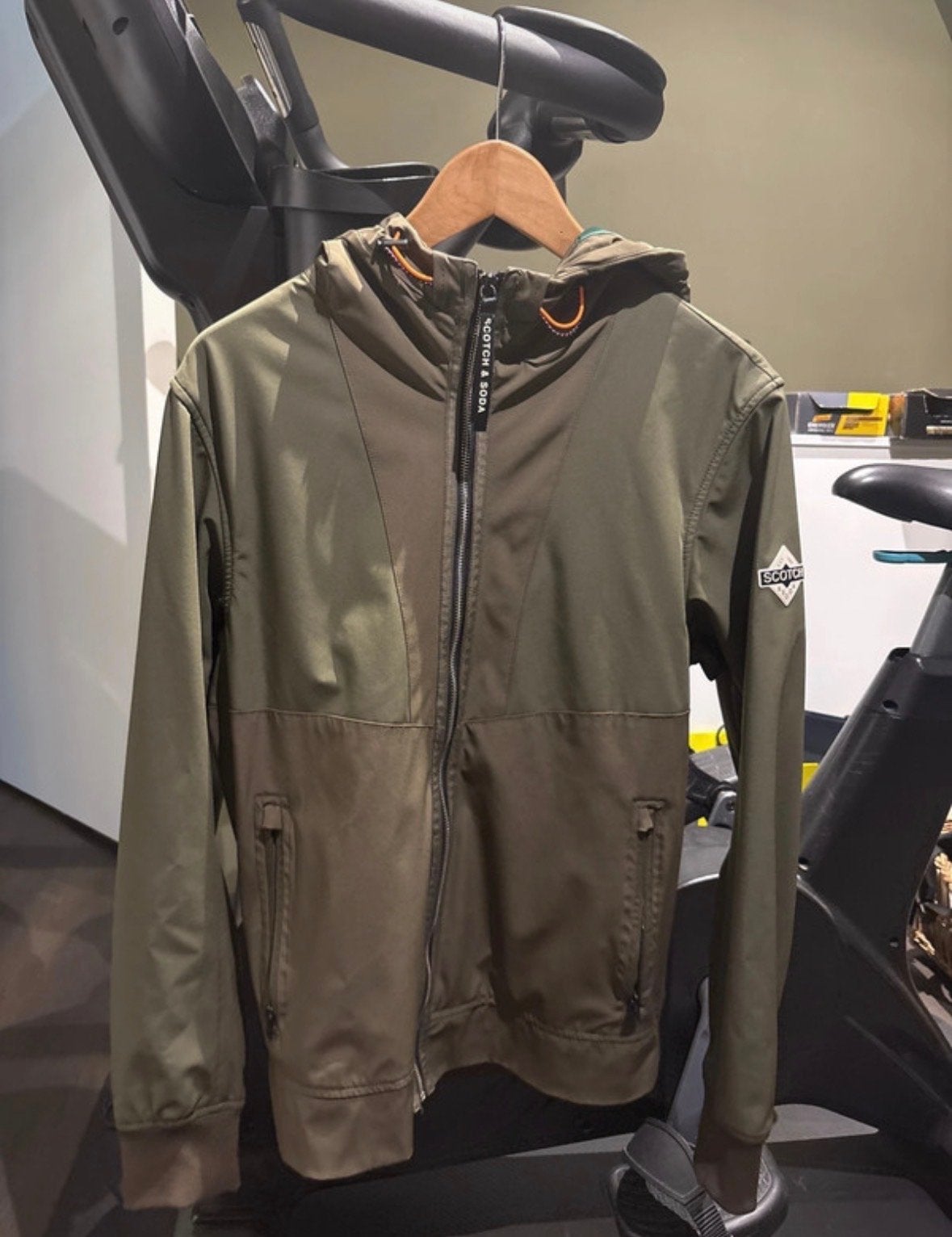 Scotch & Soda jas maat S, Verzenden, Zo goed als nieuw, Maat 46 (S) of kleiner, Groen