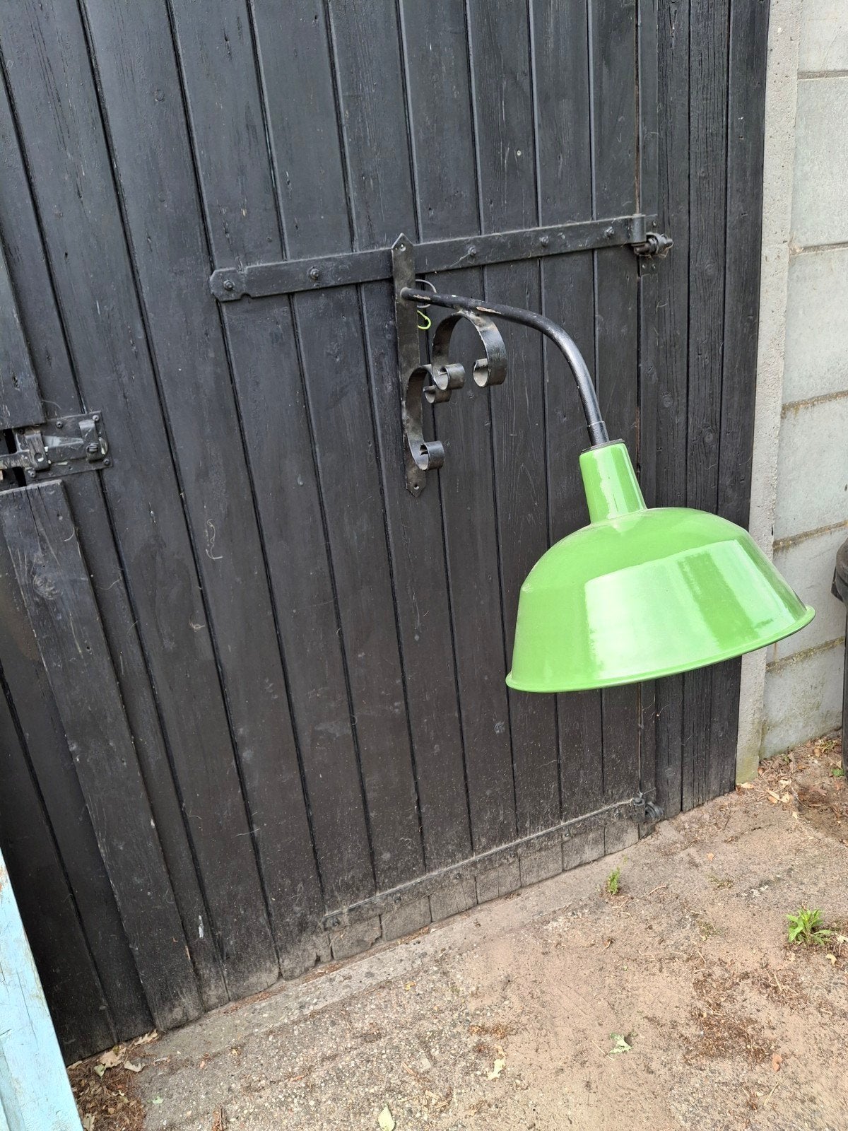 Prachtige buitenlamp met gietijzeren Ophanging, Ophalen of Verzenden
