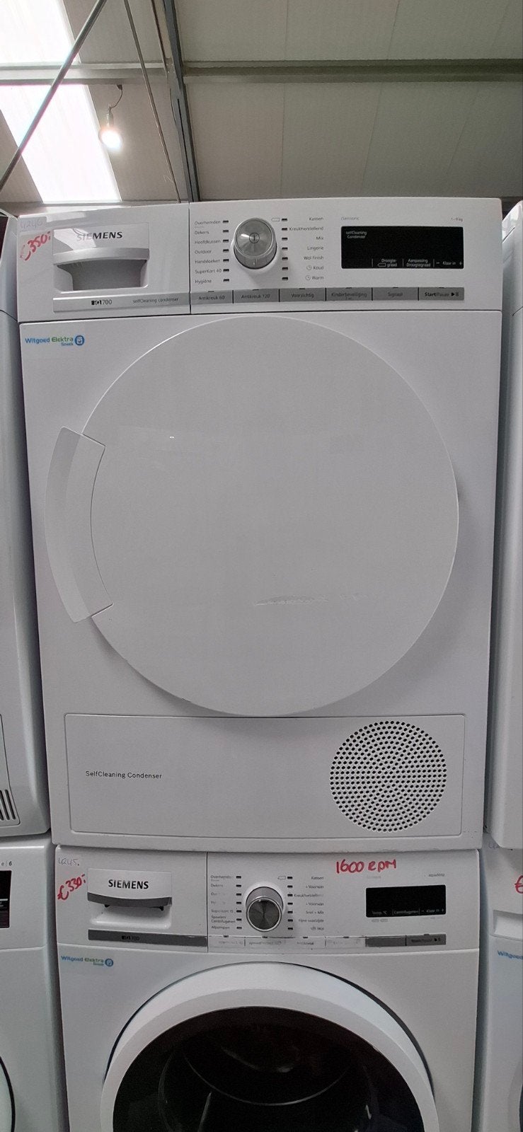 Siemens IQ700 warmtepompdroger, 6 maand garantie 4246, Witgoed en Apparatuur, Wasdrogers, Ophalen, Minder dan 85 cm, 8 tot 10 kg
