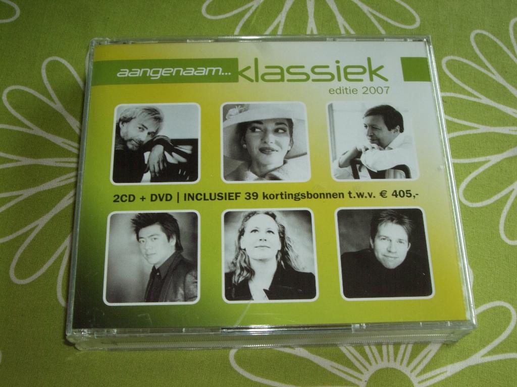 Aangenaam Klassiek 2007 - 2CD + DVD, Cd's en Dvd's, Ophalen of Verzenden, Barok, Zo goed als nieuw, Overige typen