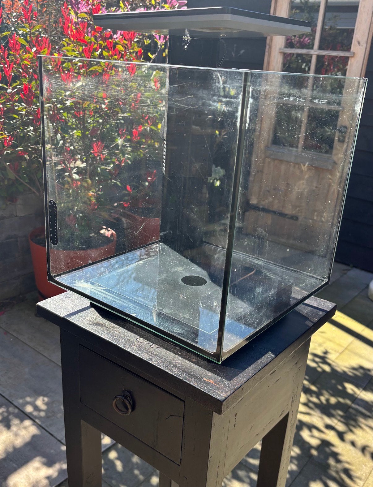 Stijlvol Nano-Aquarium: Superfish QubiQ 30 (30 Liter), Dieren en Toebehoren, Vissen | Aquaria en Toebehoren, Gebruikt, Leeg aquarium
